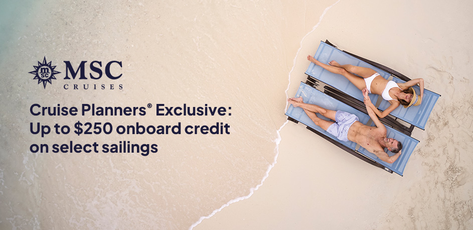 MSC Cruises Exclusive Onboard Credit